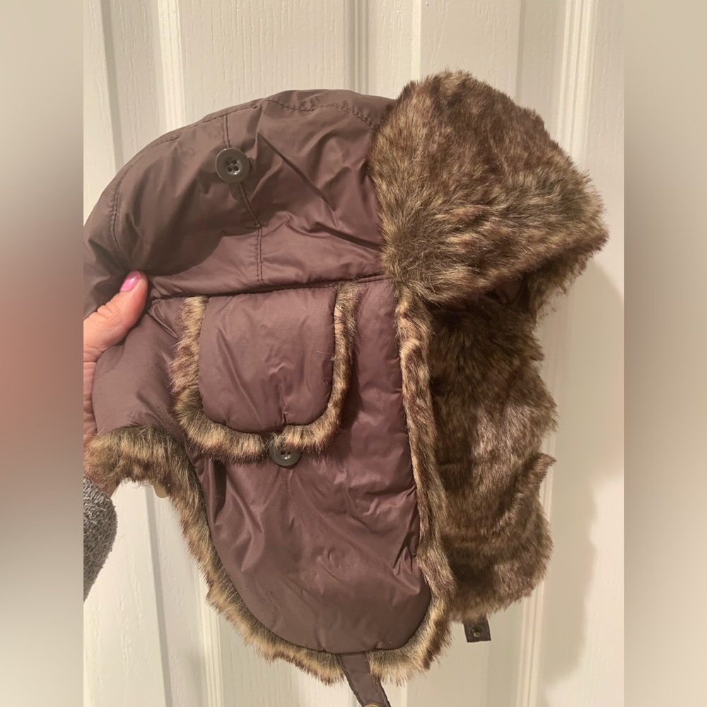Eddie Bauer unisex winter hat, brown, NWT